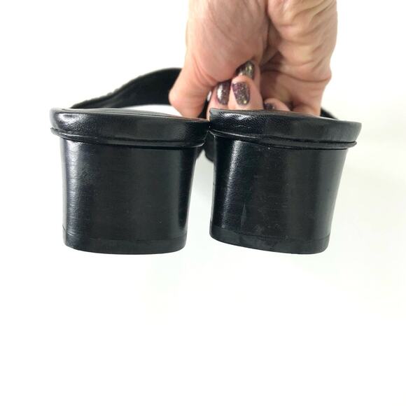 Gucci Retro Vintage Monogram Low Heel Slip On Mules Sandals 6.5 - Picture 8 of 12